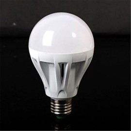 5pcs 5W E27 Dimmable 13X5730SMD Warm Cool White ED Light Bulb Lamp Globe (AC 220V)