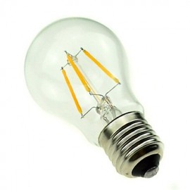 5PCS A60 4W E27 400LM 360 Degree Warm/Cool White Color Edison Filament Light LED Filament Lamp (AC85-265V)