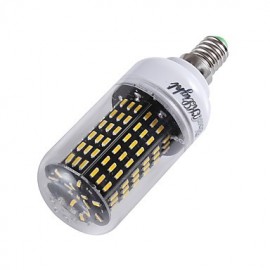 E14 6W 138*SMD4014 3000K/6000K 400LM Warm White/Cool White Light CRI80 LED Corn Bulbs Lamp (220V-240V)