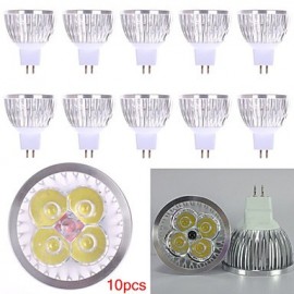 10pcs 4W MR16 450LM Light LED Spot Lights(12V)