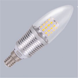 5pcs 9W E14 45XSDM2835 Cool White Color Silver Shell Led Candle Light Screw Thread Led Bulbs Chandelier Lamps AC220-240V