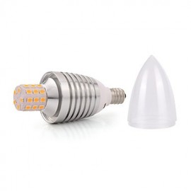 7W E14 LED Candle Lights 680 lm Warm White Decorative / Waterproof AC 85-265 V 6 pcs