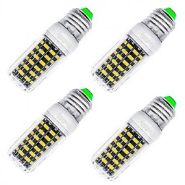 4PCS High Luminous E27 5733 SMD LED Corn Bulb 7W Spotlight LED Lamp Candle Light For home Lighting Warm White Light 220V