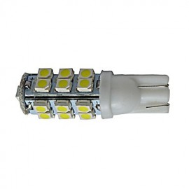 20pcs T10 1.5W 25X3528SMD 100LM 6000-6500K Cool White LED Car Light (DC 12V)