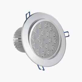 8A Lighting 6" 18W High Power LED 1440LM 2800-6500K Warm White/Cool White Recessed LED Downlights AC85-265V