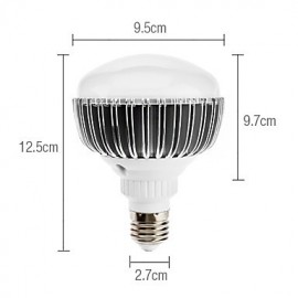 15W E26/E27 LED Globe Bulbs 12 High Power LED 910 lm Natural White AC 85-265 V