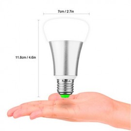 10W Colorful Remote Control RGB Cold White Bulb The Speed Can Be Adjusted Three Sections Dimming LED Bulb Lamp