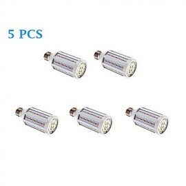 5 pcs E26/E27 15 W 60 SMD 5730 100 LM Warm White / Cool White Corn Bulbs AC 220-240 V