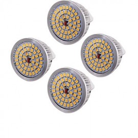 4PCS MR16 6.5W 600lm Warm White 3000K 48-SMD 2835 LED Spotlight (AC12V)