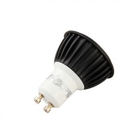 2PCS GU10 5W 450LM 6000K White 9-2835 SMD LED Spotlight - Black + White (AC 100~240V)