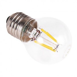 2W E26/E27 LED Globe Bulbs G60 4 COB 300-350 lm Warm White AC 220-240 V 5 pcs