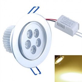 5 W 5PCS COB 500-550 LM Warm White Recessed Retrofit Decorative Ceiling Lights AC 85-265 V