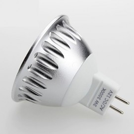 4 pcs 3W GU5.3(MR16) LED Spotlight MR16 1 COB 240-270 lm Warm White / Cool White Decorative DC 12 / AC 12 V