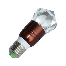 Globe Bulbs , E26/E27 3 W 1 High Power LED LM RGB V