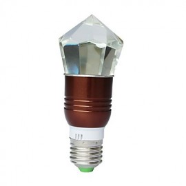 Globe Bulbs , E26/E27 3 W 1 High Power LED LM RGB V