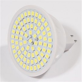 5pcs 5W 2835X80SMD GU10/MR16 Warm Cool White Color Plastic Shell LED Spot Lights(AC220-240V)