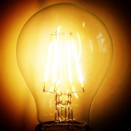 E27 8xCOB 8W 750LM 3000K Warm White Globe Bulbs Edison LED Filament Light(100-120/220-240/85-265V)