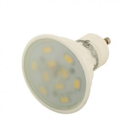 4PCS GU10 5W 10*5730 400LM 3000K Warm white ceramic Spot LightsAC85-265V)