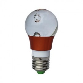 E27 3W RGB 16 Colors Crystal Led Bulb with Remote Controller (AC 100-220V)