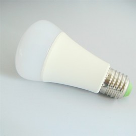 1 pcs E26/E27 9W Dimmable/ Music-Controlled/Remote-Controlled/Decorative RGB LED Globe Bulb AC 100-240 V