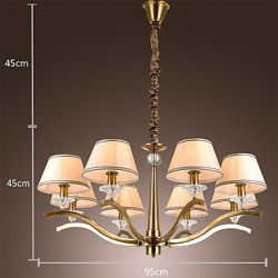 40W Modern/Contemporary / Traditional/Classic / Rustic/Lodge / Vintage / Country / Island Brass Metal ChandeliersLiving Room / Bedroom /