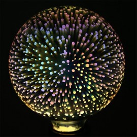 G95 E27 5W 400-500Lm Fireworks 3D Effect LED Bulb Light (AC85-265V)