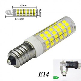 5pcs/lot E14 5W LED Corn Bulb Warm White/ Cool white 480lm 75-2835 SMD (AC 220V)