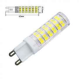 5pcs/lot G9 5W LED Corn Bulb Warm White/ Cool white 480lm 75-2835 SMD (AC 220V)