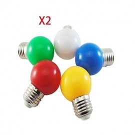 1W E26/E27 LED Globe Bulbs 8 SMD 2835 50 lm Cool White AC 220-240 V