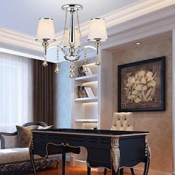 40w Modern/Contemporary Crystal Chrome Metal Chandeliers Bedroom / Dining Room / Study Room/Office / Hallway