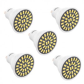 5Pcs High Bright 7W GU10 LED Spotlight 32 SMD 5733 500-700 lm Warm White / Cool White AC 110V/ AC 220V