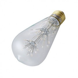 E27 ST64 3W 47-LED Decorative Bulb Warm White 3000K 130lm (AC 220-240V)