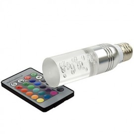 E27 B22 85V-265V 100-200Lm 3W RGB Crystal Spotlight Remote Control Lights 16 Full-color Lights