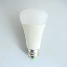 1 pcs E26/E27 9W Dimmable/ Music-Controlled/Remote-Controlled/Decorative RGB LED Globe Bulb AC 100-240 V