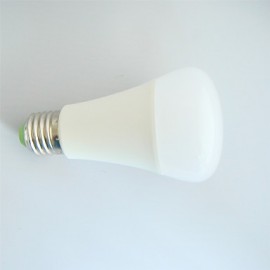 1 pcs E26/E27 9W Dimmable/ Music-Controlled/Remote-Controlled/Decorative RGB LED Globe Bulb AC 100-240 V