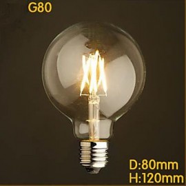 G80LED 4 w 2300K Warm Yellow 2700K Warm White Energy-Saving Light Bulbs To Save Power