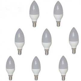 7W E14 LED Candle Lights C35 15 SMD 2835 560 lm Warm White AC 85-265 V