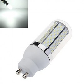 GU10 6W 120x3014SMD 720LM 6000-6500K Cool White Highlight Corn Light with Lamp Shade(AC 85-265V)