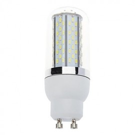 GU10 6W 120x3014SMD 720LM 6000-6500K Cool White Highlight Corn Light with Lamp Shade(AC 85-265V)