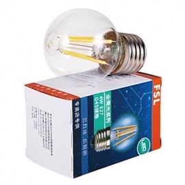 5W E26/E27 LED Globe Bulbs G60 4 COB 350-550 lm Warm White AC 220-240 V 5 pcs