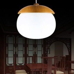 MAX 60W Modern/Contemporary Mini Style Wood/Bamboo Chandeliers Living Room / Bedroom / Dining Room / Kitchen / Study Room/Office