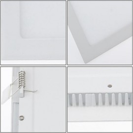 9 W 45PCS SMD 2835 550-650 LM Warm White Recessed Retrofit Decorative Ceiling Lights AC 85-265 V