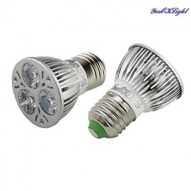 4PCS E27 3W 300lm 3000K Warm White Light Spotlight,Lampu daya tinggi dipimpin sorotan (AC 90 ~265V)