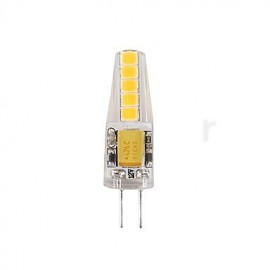 2W G4 LED Corn Lights T 10 SMD 2835 180-200 lm Warm White Cool White AC/DC 12 V 10 pcs