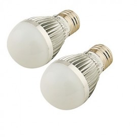 2PCS E27 5W 300lm 6500K 6-SMD 5730 LED White Light Dimmable Bulb Lamp (220V)