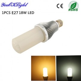 1PCS E27 18W 1500lm 78-2835SMD 3000K/6000K High brightness & long life 45,000H LED Light AC110-120V/220-240V