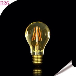 E26 E27 220V A19 2200K-27000K 200-300lm 3W 4LED Light Bulb Edison