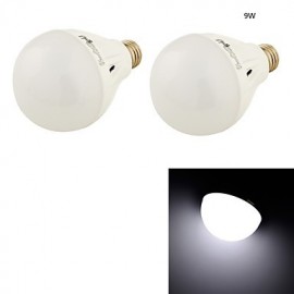 2PCS E27 9W 20*SMD5730 650LM White Light LED Energy saving High quality Globe Bulbs (AC 220V)