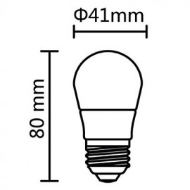 E26/E27 5 W SMD 400-450 LM Cool White S19 Globe Bulbs AC 100-240 V