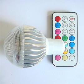 1 pcs GU10 8W High Power LED Dimmable / Remote-Controlled / Decorative RGB LED Globe Bulbs AC 100-240 V